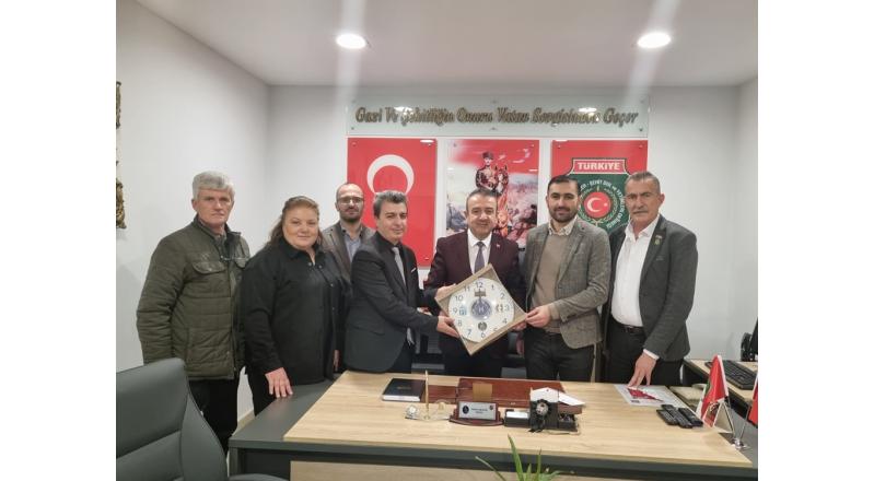 DAİRE BAŞKANI HÜSEYİN BURHAN TÜMŞAD I ZİYARET ETTİ