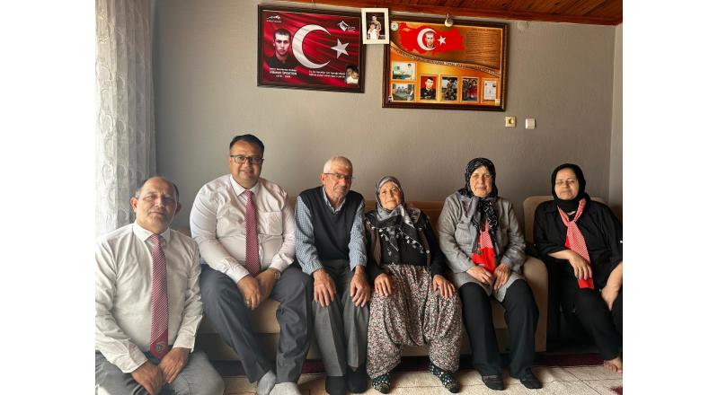 ŞEHİDİMİZ HİKMET İPEKTEN İN EMANETLERİNE ZİYARET