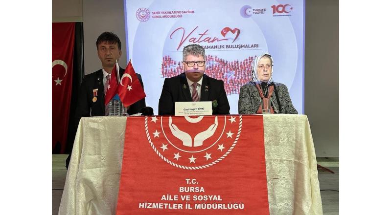 ŞEHİT AYKUT YURTSEVER ANADOLU LİSESİNDE VATAN VE KAHRAMANLIK BULUŞMALARI.