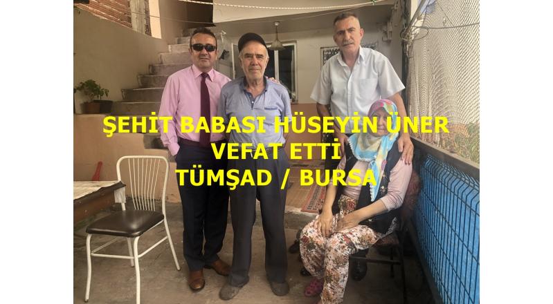 ŞEHİT BABASI VEFAT ETTİ