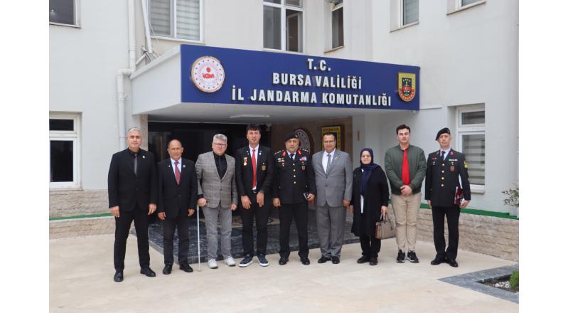 İL JANDARMA KOMUTANIMIZA İADEİ ZİYARET