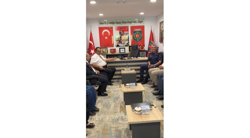 İL JANDARMA KOMUTANIMIZ TÜMGENERAL SAYIN MUSTAFA BAKÇEPINAR'IN DERNEĞİMİZİ ZİYARETİ