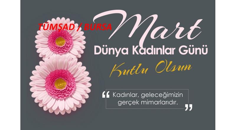 8 MART KADINLAR GÜNÜ KUTLU OLSUN