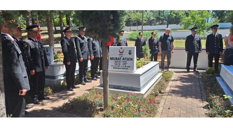 JANDARMAMIZIN  187. KURULUŞ YIL DÖNÜMÜNDE ŞEHİTLİK ZİYARETİ