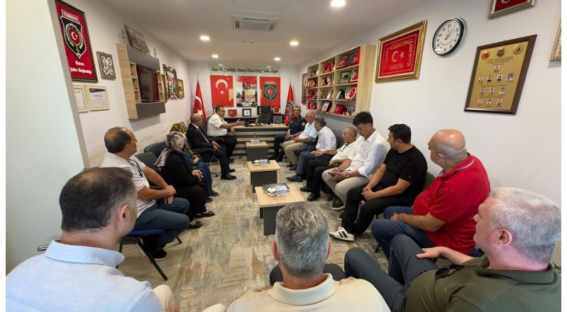 İL JANDARMA KOMUTANIMIZ TÜMGENERAL SAYIN MUSTAFA BAKÇEPINAR'IN DERNEĞİMİZİ ZİYARETİ