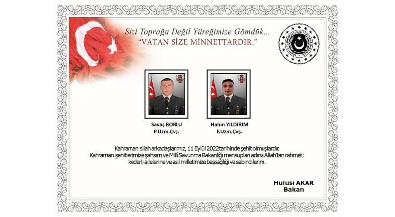 PENÇE-KİLİT OPERASYONU BÖLGESİNDENACI HABER