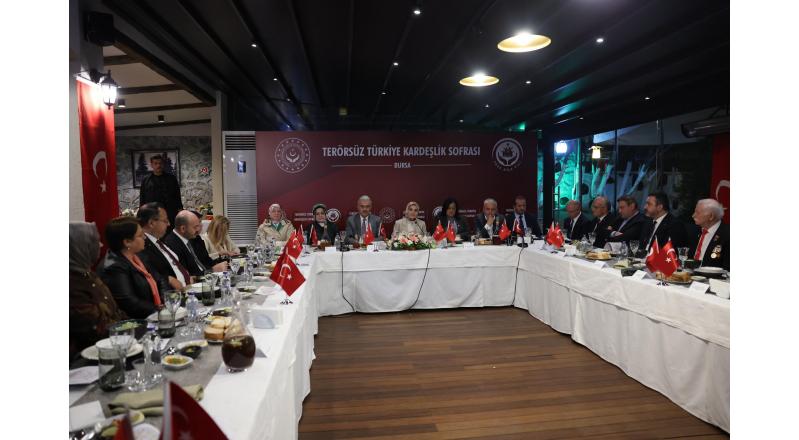 AİLE VE SOSYAL HİZMETLER BAKANIMIZLA AKŞAM YEMEĞİ.