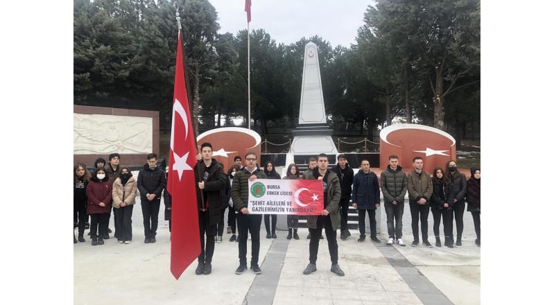 ERKEK LİSESİNDEN 18 MART ETKİNLİĞİ