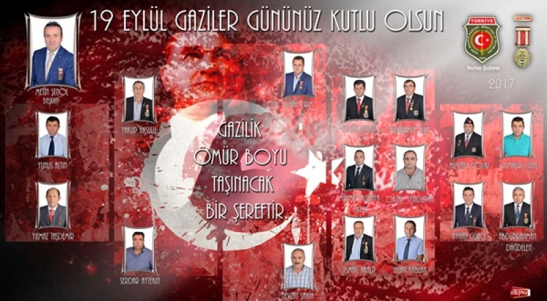 19 EYLÜL GAZİLER GÜNÜ KUTLU OLSUN