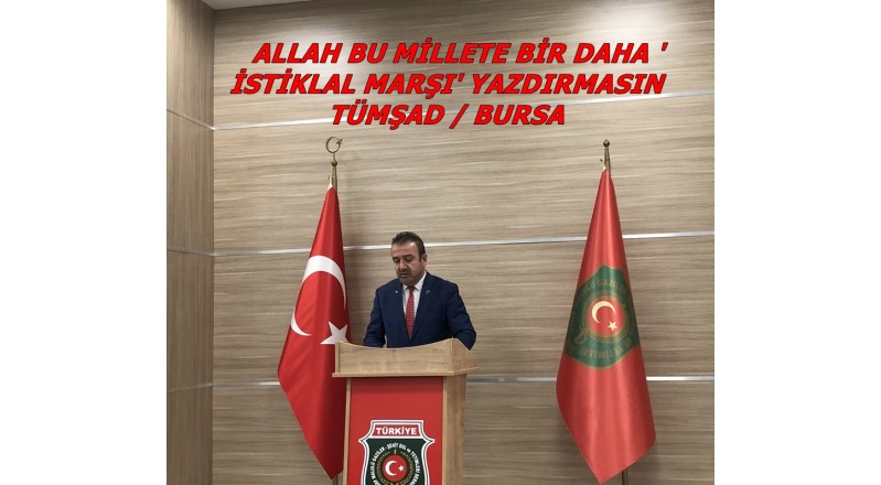 ALLAH BU MİLLETE BİR DAHA 'İSTİKLAL MARŞI' YAZDIRMASIN!..