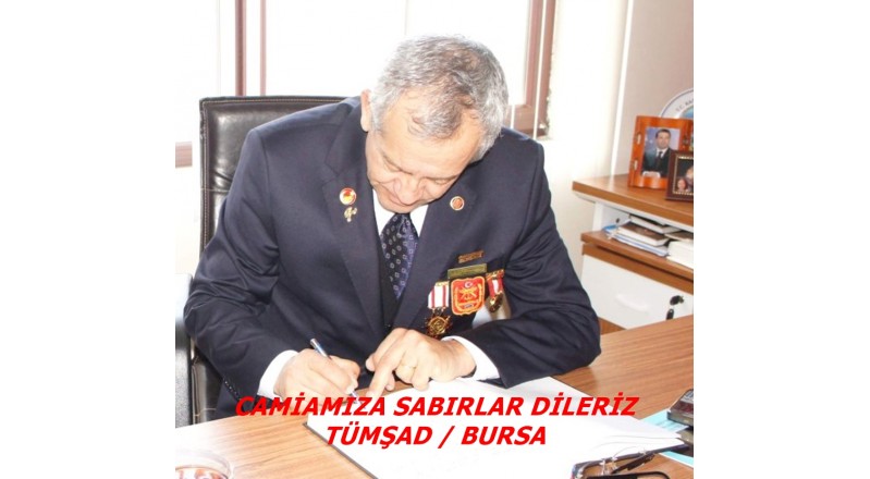 MUHARİP GAZİLER DERNEĞİ GENEL BAŞKANI P.K ALBAY ŞÜKRÜ TANDOĞAN VEFAT ETTİ