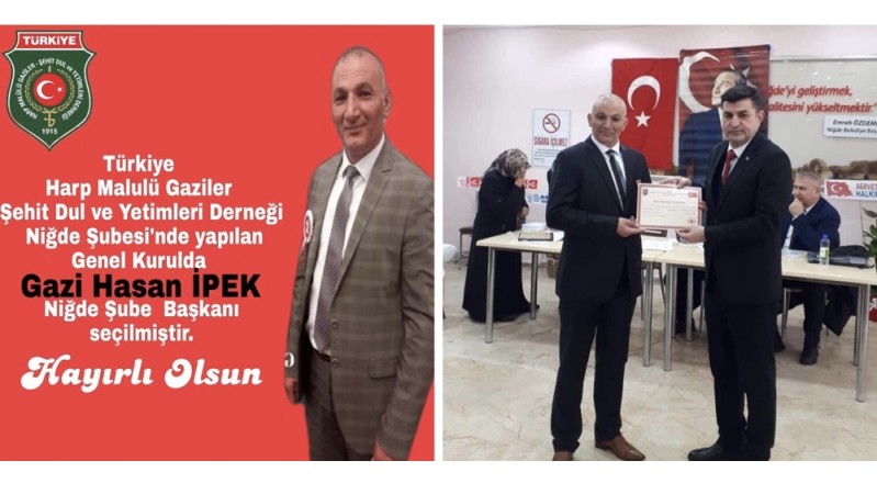 NİĞDE ŞUBE BAŞKANINI SEÇTİ