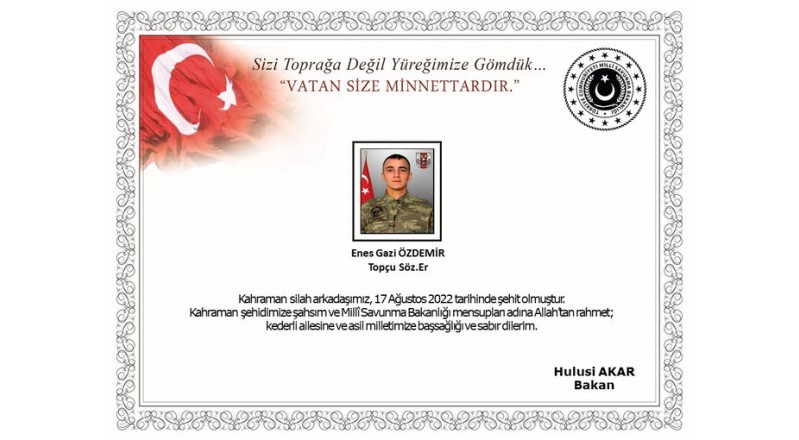 ŞANLIURFA’ DAN 1 ACI HABER DAHA