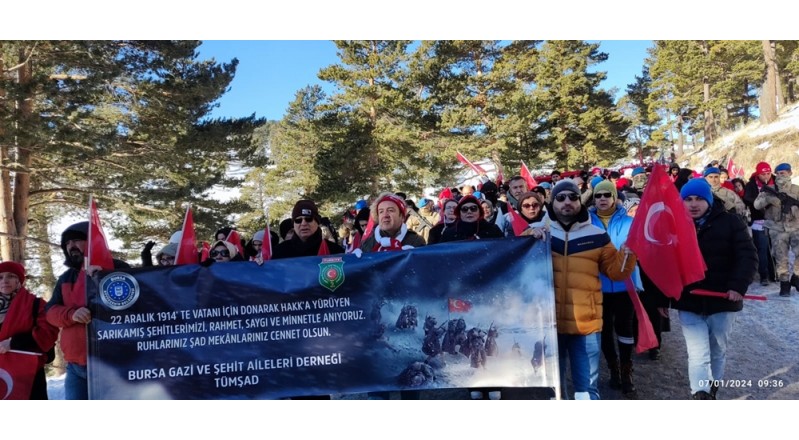 SARIKAMIŞ ŞEHİTLERİNİ ANMA YÜRÜYÜŞÜ