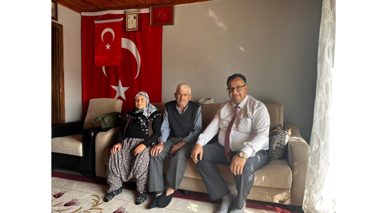 ŞEHİDİMİZ HİKMET İPEKTEN İN EMANETLERİNE ZİYARET