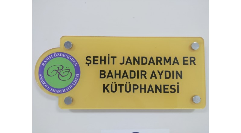 ŞEHİT BAHADIR AYDIN KÜTÜPHANESİ