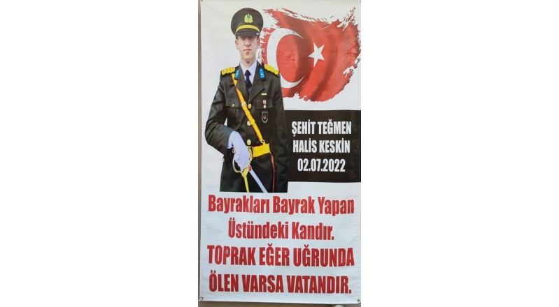 ŞEHİT TEĞMEN HALİS KESKİN DUALARLA ANILDI