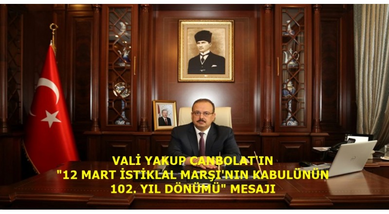 VALİ YAKUP CANBOLAT'IN 