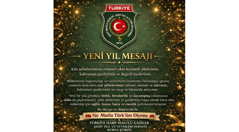 YENİ YILIMIZ KUTLU OLSUN